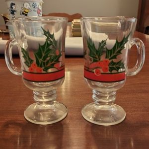 Christmas Footed Mugs